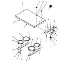 Amana CAK2T30E-P1131561N cooktop assembly diagram