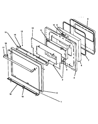 Oven door