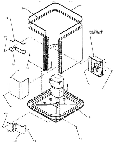 Cabinet assembly (rca18a2a/p1173301c) (rca24a2a/p1173302c) (rca30a2a/p1173303c) (rca36a2a/p1173304c) (rca36a3a/p1173305c) (rca36a4a/p1173306c) (rca42a2a/p1173307c) (rca48a2a/p1173308c) (rca48a3a/p1173309c) (rca48a4a/p1173310c) (rca60a2a/p1173311c) (rca60a