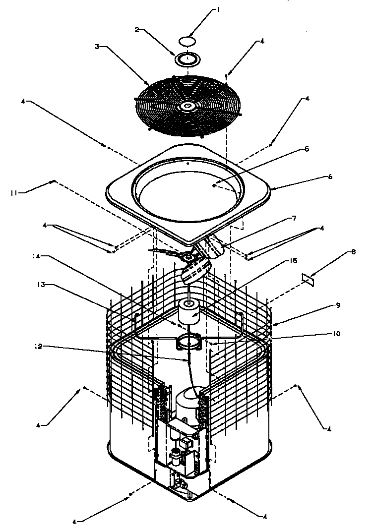 Cabinet & top assembly (rca18a2a/p1173301c) (rca24a2a/p1173302c) (rca30a2a/p1173303c) (rca36a2a/p1173304c) (rca36a3a/p1173305c) (rca36a4a/p1173306c) (rca42a2a/p1173307c) (rca48a2a/p1173308c) (rca48a3a/p1173309c) (rca48a4a/p1173310c) (rca60a2a/p1173311c) (
