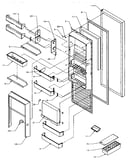Refrigerator door
