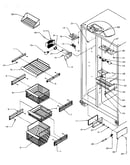 Freezer shelving & ref light
