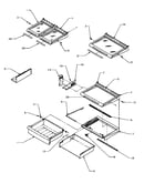 Shelving & drawers (refrigerator)