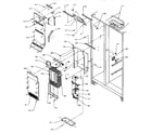 Amana SRD25S5E-P1190302WE evaporator/air handling diagram