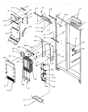 Evaporator/air handling