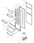 Refrigerator door