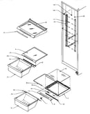 Shelving & drawers (ref)