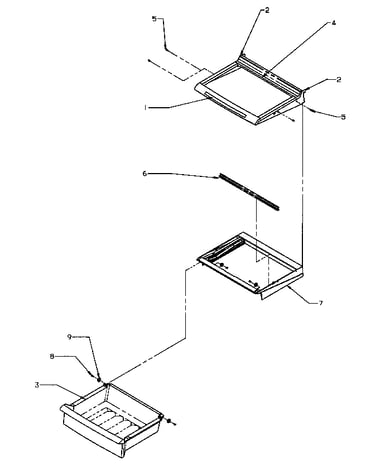 Shelving & drawers (ref)