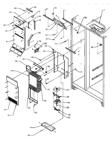 Evaporator & air handling