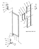 Door hinge & trim (ref)