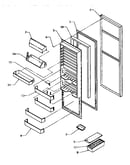 Refrigerator door
