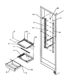 Shelving & drawers (ref)