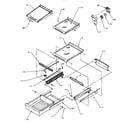 Amana TRI22S4W-P1196301WW cabinet shelving diagram