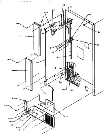Cabinet back