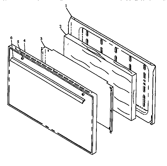 OVEN DOOR ASSEMBLY (RLN330UW/P1142955NW) (RLN340UL/P1142956NL) (RLN340UL/P1143121NL) (RLN340UW/P1142956NW) (RLN340UW/P1143121NW) (RLN340VL/P1142957NL) (RLN340VW/P1142957NW) (RLN345UL/P1142958NL) (RLN345UW/P1142958NW)