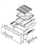 Broiler drawer assembly
