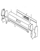 Backguard assembly (rln367ul/p1142961nl) (rln367uw/p1142961nw) (rln370ul/p1143110nl) (rln370uw/p1143110nw) (rln380uk/p1143111nk) (rln380ul/p1143111nl) (rln380uw/p1143111nw) (rln380uww/p1143111nww) (rln381ul/p1142962nl) (rln381ul/p1143129nl) (rln381uw/p114