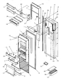 Refrigerator door