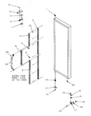 Door hinge and trim (ref)