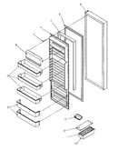 Refrigerator door