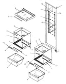 Shelving and drawers (ref)