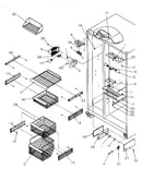 Freezer shelving & ref light