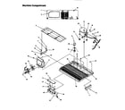 Amana SRDE27S3E-P1190601WE machine compartment diagram