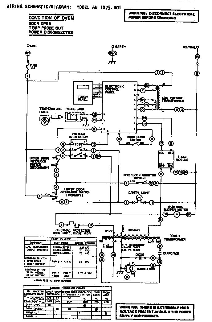 WIRING SCHEMATIC/DIAGRAM