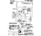 Amana SA2485.A wiring schematic diagram