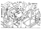 Amana UJW1040.A main frame assembly diagram