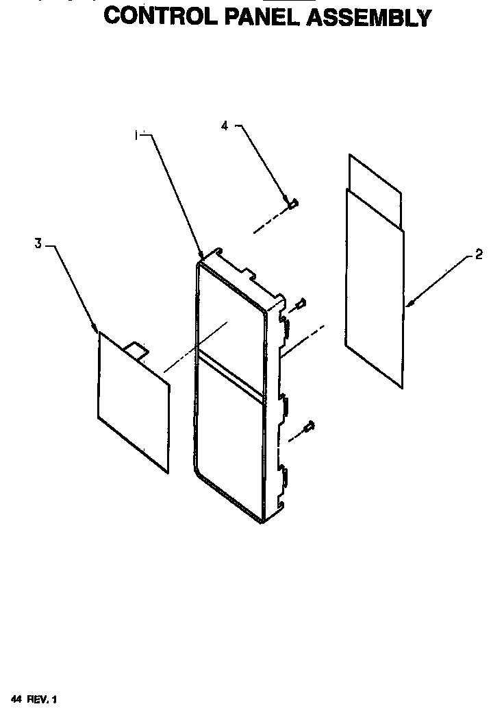 Control panel assembly