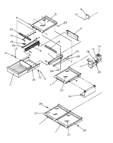 Cabinet shelving