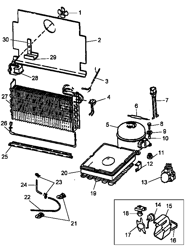 Unit compartment and system