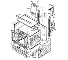 Amana AGC585LL/P1143131N cabinet section diagram