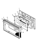 Oven door assembly
