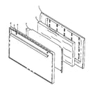 Amana SNK26AA5/P1142988N solid panel oven door assembly (snk26aa0/p1142988n) (snk26aa5/p1142988n) (snp26aa0/p1142991n) (snp26aa5/p1142991n) (snp26ah0/p1143160n) (snp26zz0/p1142993n) diagram