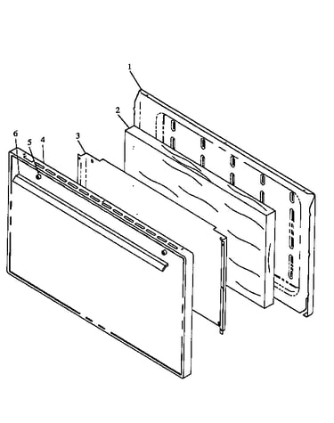 Solid panel oven door assembly (snk26aa0/p1142988n) (snk26aa5/p1142988n) (snp26aa0/p1142991n) (snp26aa5/p1142991n) (snp26ah0/p1143160n) (snp26zz0/p1142993n)