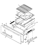 Broiler drawer assembly