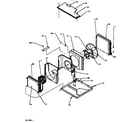 Amana 12C5C/P1118106R chassis assembly diagram