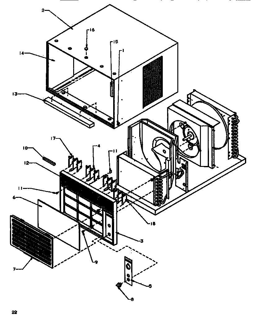 OUTER CASE & FRONT ASSEMBLY