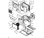 Amana 21C5V/P1174508R chassis assembly diagram