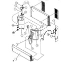Amana PTH09525GFP/P1127510R compressor assembly diagram