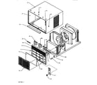 Amana 10C5V/P1118116R outer case & front assembly diagram
