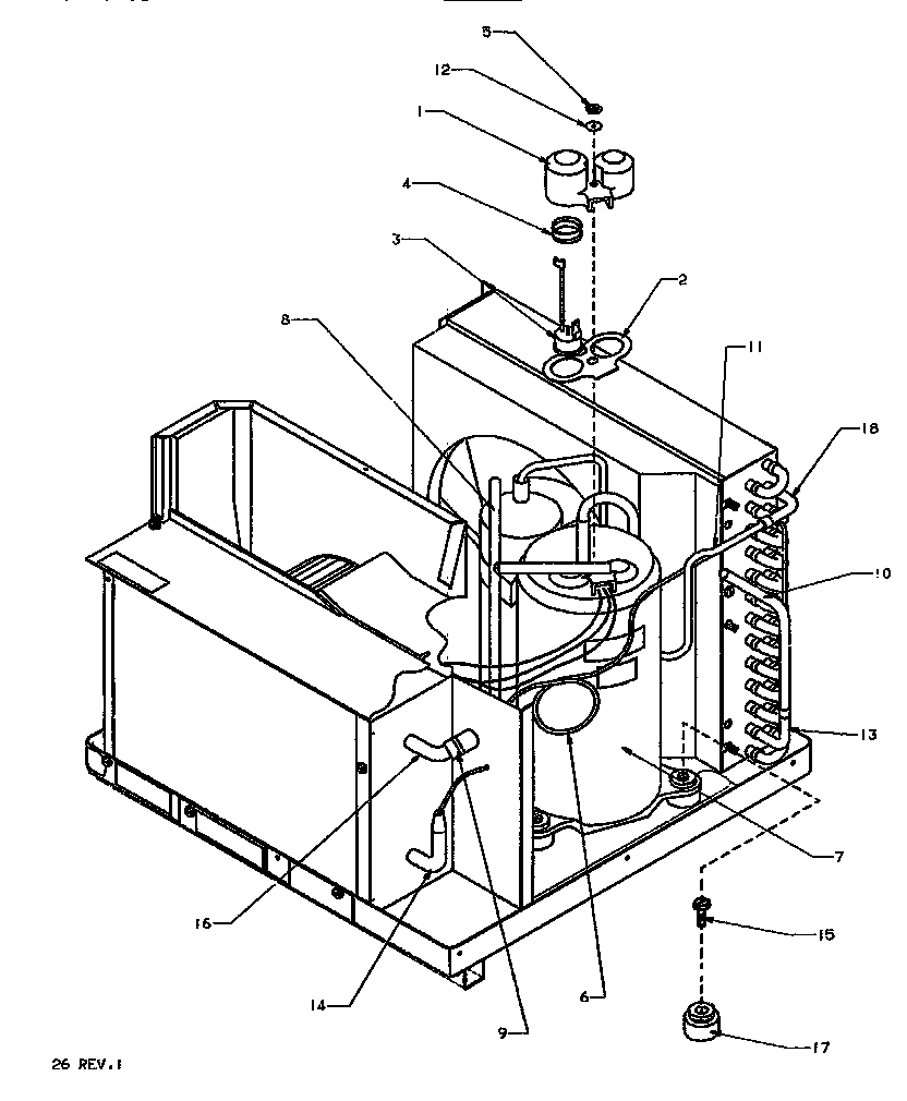 Compressor & tubing assembly
