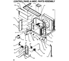 Amana 12C5W/P1118121R control panel & miscellaneous diagram