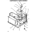 Amana 12C5W/P1118121R compressor & tubing assembly diagram