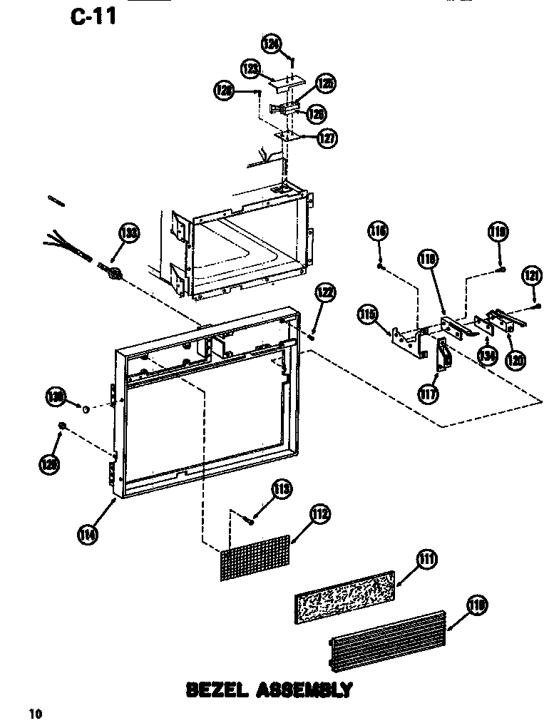 Bezel assembly