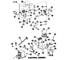 Amana ERC10APB/P7234301M electrical assembly diagram