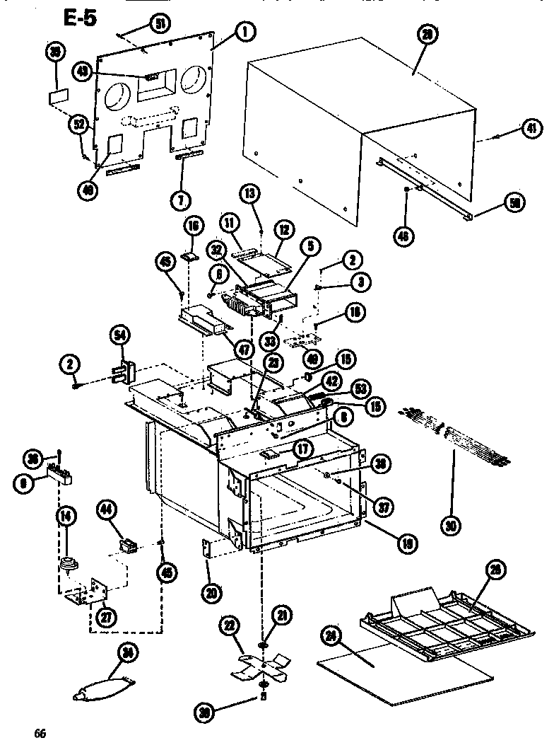 Oven cavity assembly
