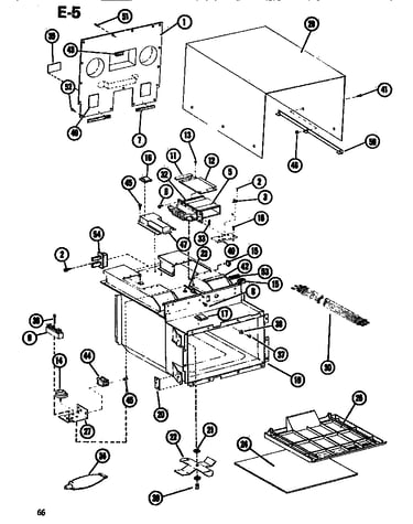 Oven cavity assembly
